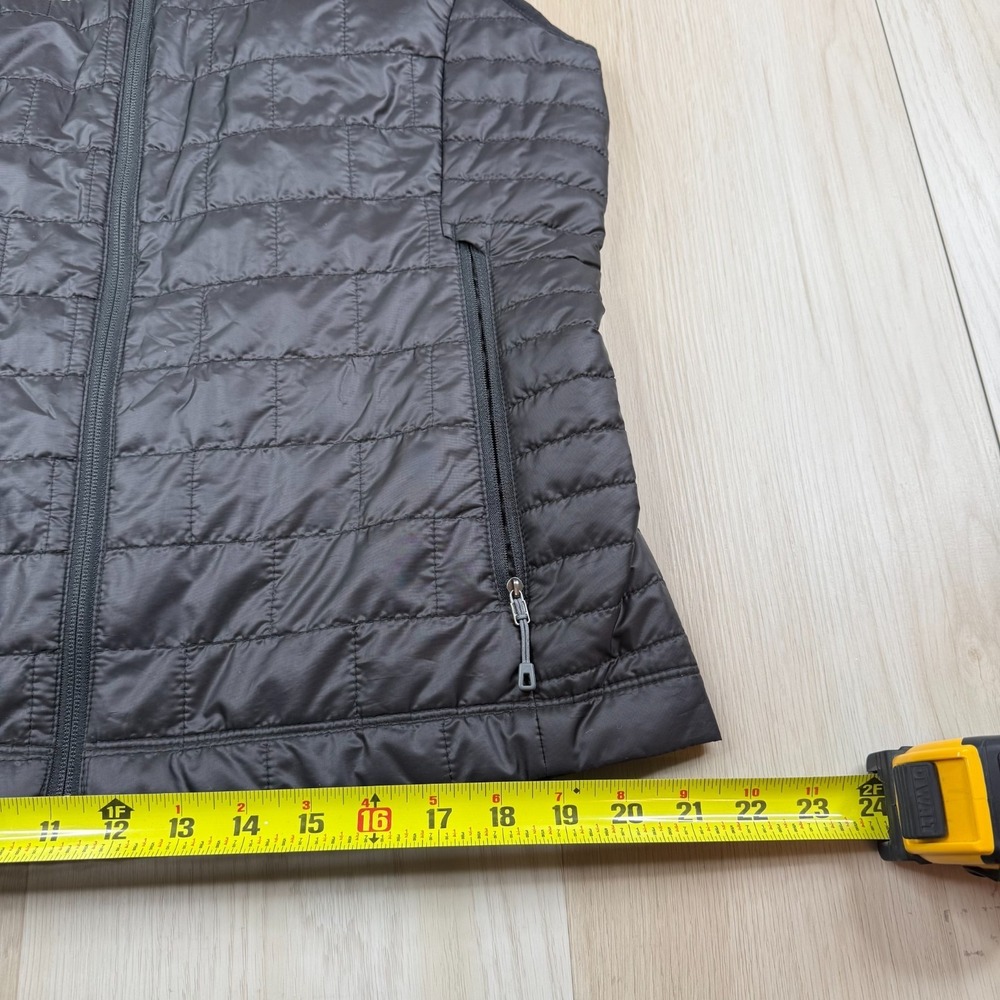 Patagonia Womens Black Primaloft Quilted Outdoor Full Zip Nano Puff Vest Size L - Picture 11 of 12